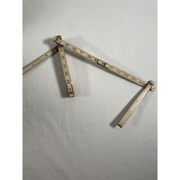 Lufkin Other Vintage Lufkin Folding Rules Ruler Zig Zag Ext Rule 72